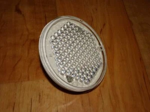 Rückstrahler Groß Reflektor Strahler vorne Weiß Rund DDR 85 mm mit Prüfzeichen - Bild 1 von 7