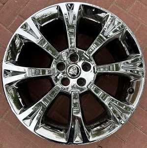 JAGUAR XJ XK 'ORONA' 20" Front Chrome OEM WHEEL RIM - Imagen 1 de 11