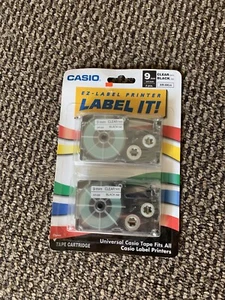Casio EZ-Label Printer Label It Universal Tape 9mm XR-9X 2C - Picture 1 of 1