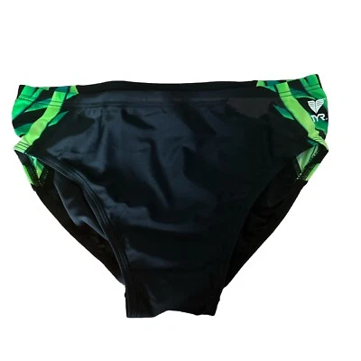 Men's TYR Samurai Swim Brief Choose Size & Color Blue or Green - Image 1 of 4