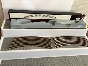 ✅Märklin 8520 Z/1:220 Gebogenes-Gleis 8 St. r 195mm 45° Neuwert(FZ185-15R1/15/1) - Bild 1 von 3