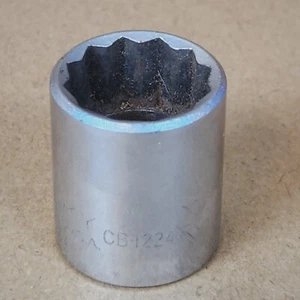 HUSKY CBD1224, 3/8 drive 3/4" 12pt Socket Made In USA - Picture 1 of 9