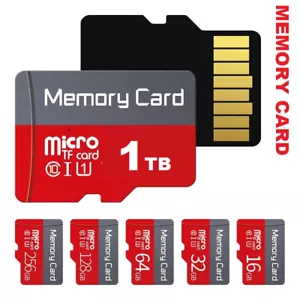 Genuine 1TB Micro SD Card SDHC SDXC Memory Card TF Card Class SD Adapter UK - Picture 1 of 2