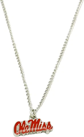 OLE MISS REBELS LOGO PENDANT NECKLACE Cover