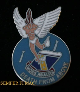 WW2 NOSE ART DEATH FROM ABOVE LAPEL PIN USA GIFT - Picture 1 of 1