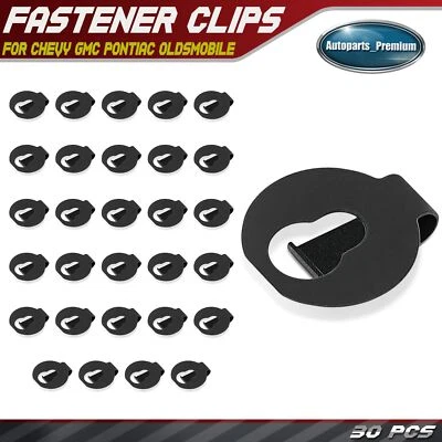 30Pcs 6.35mm Metal Throttle Rod Retaining Clip for Chevy GMC Pontiac Oldsmobile - Image 1 of 4