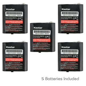Kastar 5x 1650mAh Ni-MH Battery For Motorola 2 way Radio 53615 KEBT-071 HKNN4002 - Picture 1 of 3