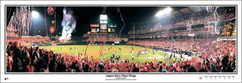 Los Angeles Anaheim Angels WORLD SERIES CELEBRATION 2002 Panoramic POSTER Print Cover