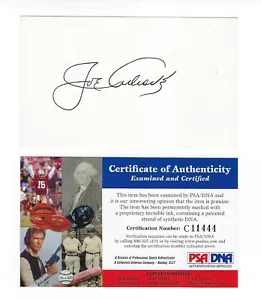 BRAVES Joe Adcock signed 3x5 index card PSA/DNA COA AUTO Autographed Milwaukee - Picture 1 of 1