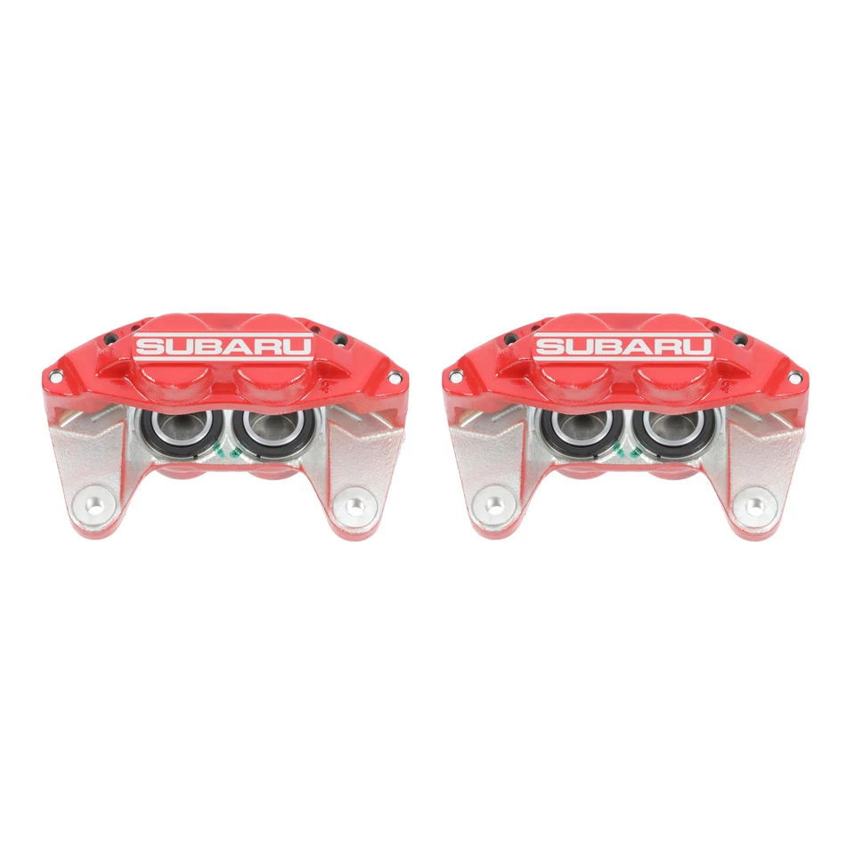 Juego de pinzas de freno delanteras L & R Subaru Impreza WRX 2006-2007 ROJO FABRICANTE DE EQUIPOS ORIGINALES NUEVO Foto 1 de 4