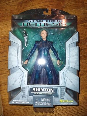 Star Trek Nemesis SHINZON con Reman Dagger Art Asylum, Nuevo y Sellado E7  Foto 1 de 2