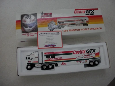 NHRA 1/64 ERTL JOHN FORCE 1993 CASTROL HAULER COA - Image 1 of 4