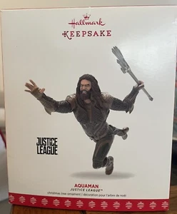 2017 Hallmark Ornament - Aquaman - Justice League - Jason Momoa - New in Box - Picture 1 of 3