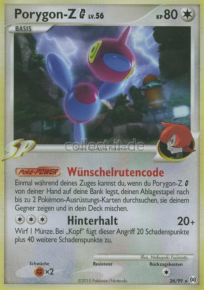 Pokemon Platin - Arceus 26/99 - Porygon-Z G Deutsch - Bild 1 von 1