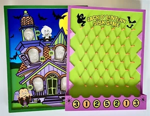 Gioco vintage in legno Halloween bambini festa disco goccia e casa stregata bean bag lancio - Foto 1 di 11