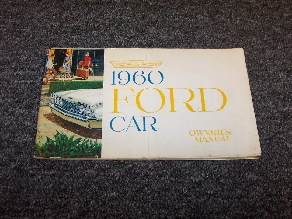 1960 年福特 Fairlane Galaxie Country Squire 原装车主操作手册 xo — 第 1/1 张图片