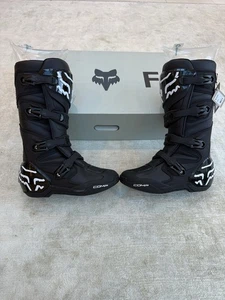 Fox Racing Comp Motocross MX boots Black Size EU45 (INC VAT) - Picture 1 of 8