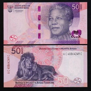 SOUTH AFRICA: B779a P#W150a 50 South Africa Rand 2023 Uncirculated Banknote. - Picture 1 of 1