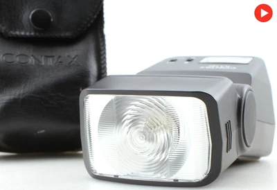 Contax TLA 280 Flash for Contax for G2 645 w/ Case From JAPAN [Top MINT] - Image 1 of 4