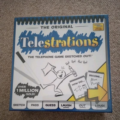 Telestrations Party Game for 4-6 Players Ages 12+ Family Drawing NEW & SEALED!! - Image 1 of 4
