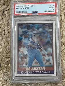 1989 Sportflics Bo Jackson #70 PSA 9 - Picture 1 of 2