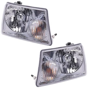 LH RH Headlights For Ford Ranger 2001-2011 Halogen w/ Bulb/s w/ Turn Signal Bulb - Picture 1 of 12