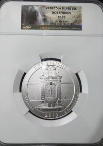 2010 P 5oz American The Beautiful Hot Springs NGC SP 70 - Picture 1 of 1