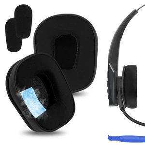 Almohadillas de gel de enfriamiento Geekria para auriculares BlueParrott B350-XT (negro) - Imagen 1 de 6