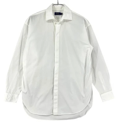 Polo Ralph Lauren Camicia Donna Relaxed Solida Casual Formale Taglia 10 - S - Immagine 1 di 4