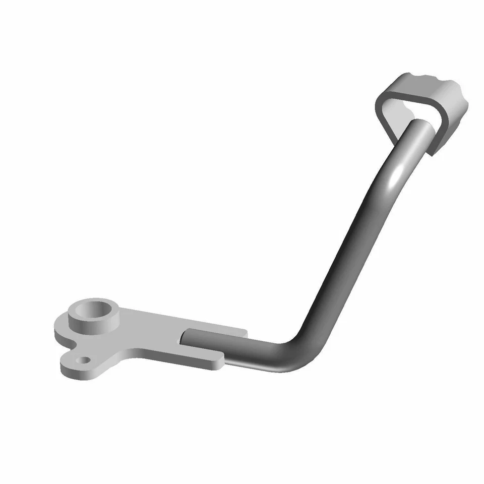 Soldadura de pedal de freno Polaris, negro brillante medio, pieza original OEM 1911657-067 Foto 1 de 2