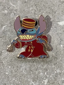 DISNEY DLRP TOWER OF TERROR STITCH AS BELLHOP PIN BADGE BITING CABLE - Picture 1 of 3