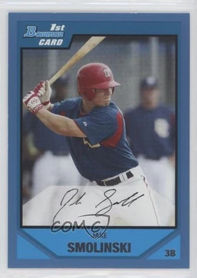 2007 Bowman Draft Prospects Blue /399 Jake Smolinski Jacob Smolinski #BDPP63 - Image 1 of 2