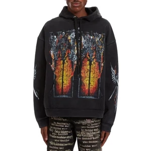 Pullover con capucha Who Decides War Black Ember Chapel talla XL - Imagen 1 de 12