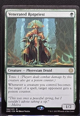 Venerated Rotpriest #192 Phyrexia: All Will Be One Regular Rare - Image 1 of 2