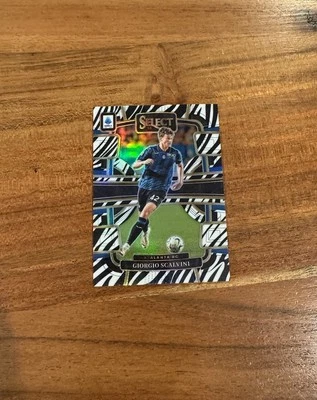 Giorgio Scalvini 2023-24 Panini Select Serie A Zebra Prizm /20 NRMT+ Atalanta - Image 1 of 2