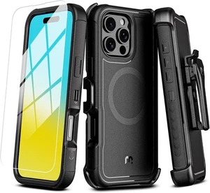 M MYBAT PRO for iPhone 16 Pro Max Case,Maverick 16 Max, Black  - Picture 1 of 7