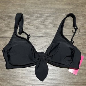 Damen Bikini Oberteil Badeanzug schwarz gepolstert kabellos Größe XSmall 00 Neu mit Etikett - Bild 1 von 11