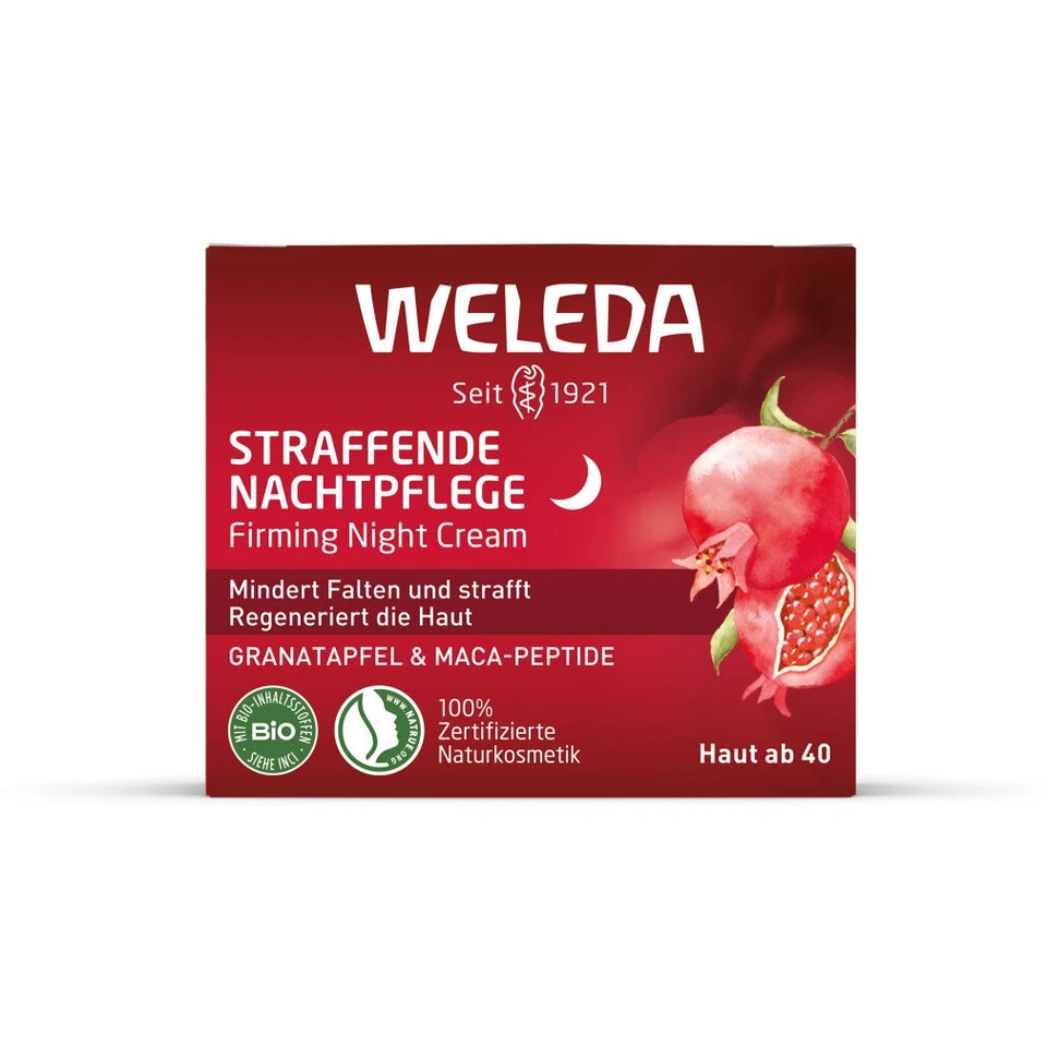 Weleda Nachtcreme straffend Granatapfel & Maca-Peptide 40 ml