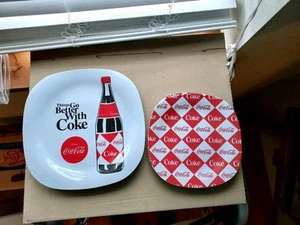 COCA COLA MELMINE 4 Speiseteller & DESSERTTELLER MELMAC BRUCHFEST - Bild 1 von 3