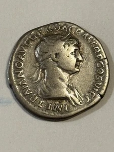 Römische Silber TRATANUS Säule 98-117 Römisches Reich MUNT ROM - Bild 1 von 10