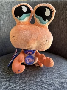 Hasbro Littlest Pet Shop 2008 LPS VIP ermitaño cangrejo peluche con etiqueta - Imagen 1 de 5