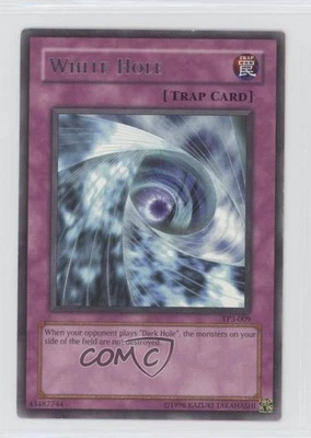 R - White Hole YuGiOh Third Season Tournament Pack #TP3-009 2003 - Image 1 of 2