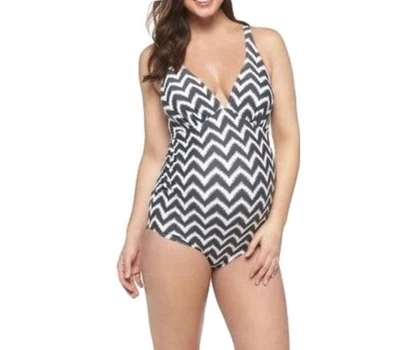 Nuevo traje de baño de una pieza de maternidad Liz Lange para mujer Foto 1 de 4