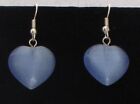 Light Blue Heart Earrings..