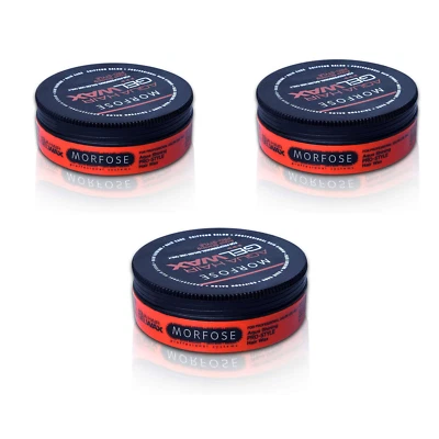 Morfose Aqua Shinning Pro-Style Hair Wax Orange Melon Scented 175ml (Pack Of 3) - Image 1 of 4