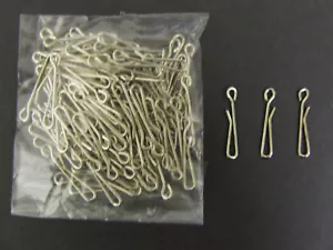 100 x GENIE RIG CLIPS GEWICHT MEER ANGELGERÄT HAKEN KÖDERHALTER ABBRUCHSTIL - Bild 1 von 1