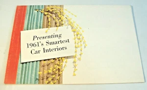 PRESENTAZIONE DEGLI INTERNI AUTO PIÙ INTELLIGENTI DEL 1961 ~ BROCHURE AUTO RAMBLER - Foto 1 di 6
