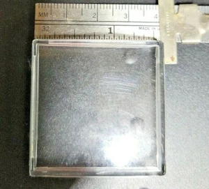 Nuevo Lote de 2 IGT Konami WMS Ranura Máquina Botón Lentes cubiertas 39 mm x 39 mm - Imagen 1 de 6