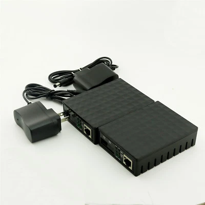 1 Pair Fiber Optical Media Converter 10/100Mbps RJ45 Single Mode SC Port 25KM - Image 1 of 4