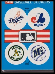 Fleer 1989 #sin MLB: Dodgers/Exposiciones/Atletismo/Marineros - Imagen 1 de 2
